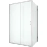 Душевой уголок New Trendy New Varia Chrome 120х90 D-0190A/D-0102B профиль Хром стекло прозрачное