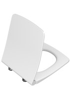Комплект унитаза с инсталляцией Vitra Metropole 9820B003-7201 с сиденьем Микролифт и клавишей смыва Хром матовый фарфор подвесной