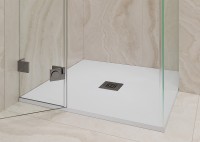 Душевой поддон из искусственного камня Stpool Lite 100х90 1237428 White Matt