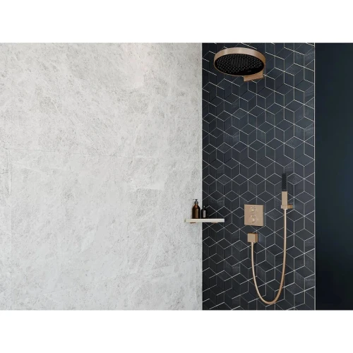 Металлическая полка Hansgrohe AddStoris 41741140 угловая Шлифованная бронза