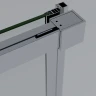 Душевой уголок Vincea Soft 2 130x90 VSR-3SO29013CL профиль Хром стекло прозрачное