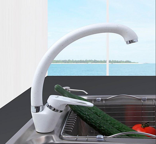 Смеситель для кухни Frap F4113-8 Белый