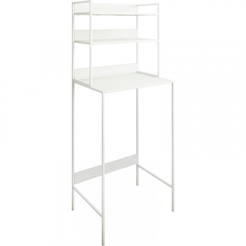 Стеллаж Sanflor 64 82613185 над сантехникой Белый муар МДФ / ЛДСП