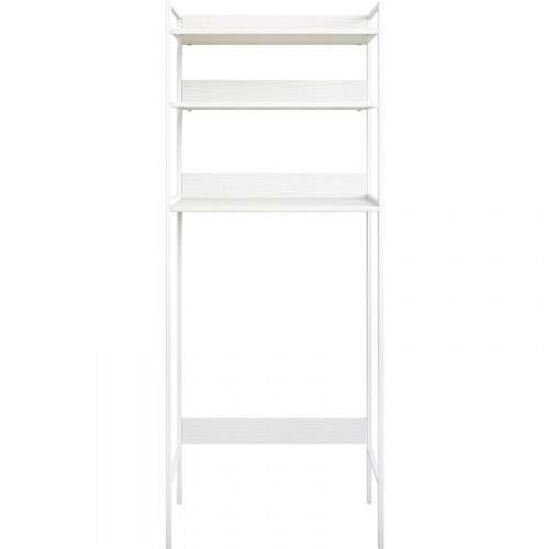 Стеллаж Sanflor 64 82613185 над сантехникой Белый муар МДФ / ЛДСП