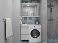 Раковина Stella Polar Мадлен 105 L SP-00001367 с местом под стиральную машину Белая