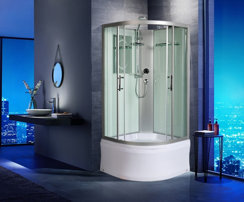 Душевая кабина WeltWasser WW500 Halle 1001 100x100 10000003240 профиль Хром стекло прозрачное