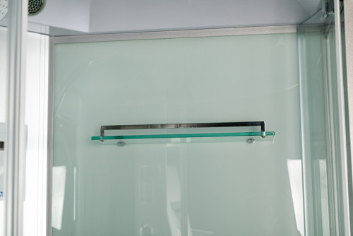 Душевая кабина WeltWasser WW500 Halle 1001 100x100 10000003240 профиль Хром стекло прозрачное