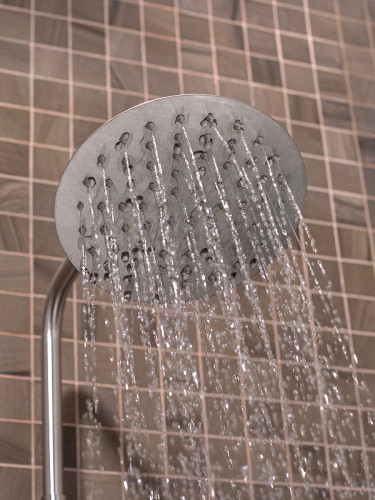 Душевая система Ростовская Мануфактура Сантехники SUS124-003DK-3 Нержавеющая сталь нержавеющая сталь на стену