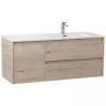 Тумба под раковину BelBagno Kraft 120 R KRAFT-1200-2C-1A-SO-RGB-R подвесная Rovere Galifax Bianco МДФ / ЛДСП