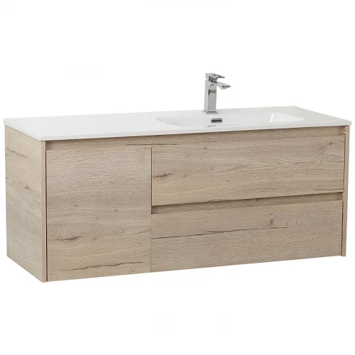 Тумба под раковину BelBagno Kraft 120 R KRAFT-1200-2C-1A-SO-RGB-R подвесная Rovere Galifax Bianco МДФ / ЛДСП