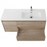 Тумба под раковину BelBagno Kraft 120 R KRAFT-1200-2C-1A-SO-RGB-R подвесная Rovere Galifax Bianco МДФ / ЛДСП