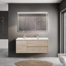 Тумба под раковину BelBagno Kraft 120 R KRAFT-1200-2C-1A-SO-RGB-R подвесная Rovere Galifax Bianco МДФ / ЛДСП