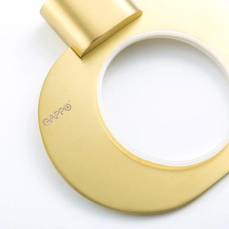 Стакан для зубных щеток Gappo G30906-3 цвет Золотой сатин