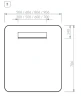 Зеркало Ravak Strip 50 X000001569 с подсветкой Черное стекло