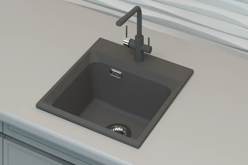 Кухонная мойка Point Мисти 46 PN3011GR Графит