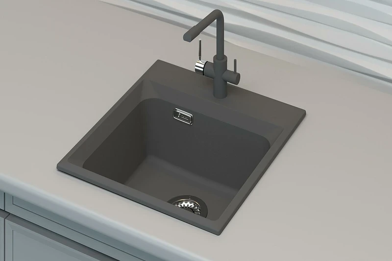Кухонная мойка Point Мисти 46 PN3011GR Графит