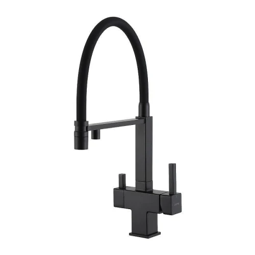 Смеситель для кухни Gappo G4395-56 цвет Черный матовый