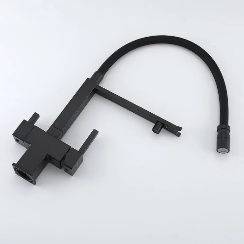 Смеситель для кухни Gappo G4395-56 цвет Черный матовый