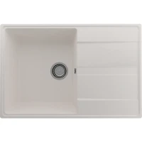 Кухонная мойка Ulgran Quartz Prima 750-01 Жасмин искусственный камень (литьевой мрамор) встраиваемый