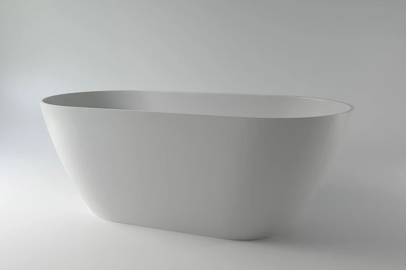 Ванна из искусственного камня Holbi Venus New 158x79 1.01.002.11.1 Белая матовая
