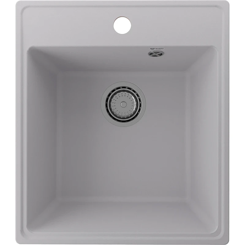Кухонная мойка Ulgran Quartz Forte 425-05 Бетон искусственный камень (литьевой мрамор) встраиваемый