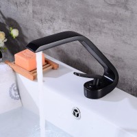 Смеситель для раковины Boch Mann Hoe B BM9633 Черный матовый латунь