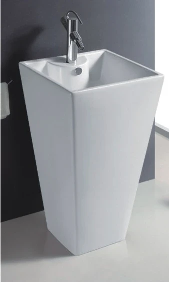 Раковина CeramaLux 47 NB145 Белая фаянс напольный
