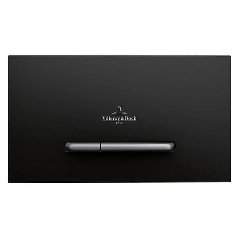 Инсталляция для унитаза Villeroy&Boch 92246100+922169AN с клавишей смыва цвет Черный матовый