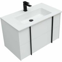 Тумба под раковину Allen Brau Reality 80 1.32005.WM подвесная Белая матовая МДФ / ЛДСП