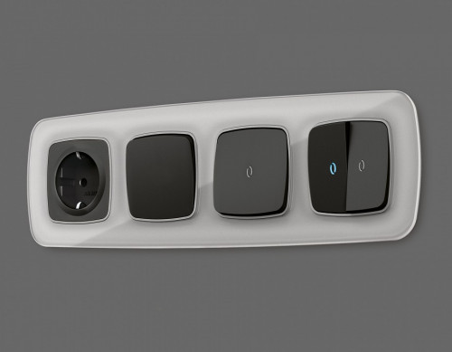 Клавиша для выключателя одноклавишного Ambrella Volt OMEGA OP8010