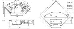 Кухонная мойка Florentina Веста 100 20.285.E1005.206 цвет Брауни