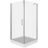 Душевой уголок Good Door Fantasy CR-80-С-CH 80x80 профиль Хром стекло прозрачное
