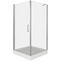 Душевой уголок Good Door Fantasy CR-80-С-CH 80x80 профиль Хром стекло прозрачное