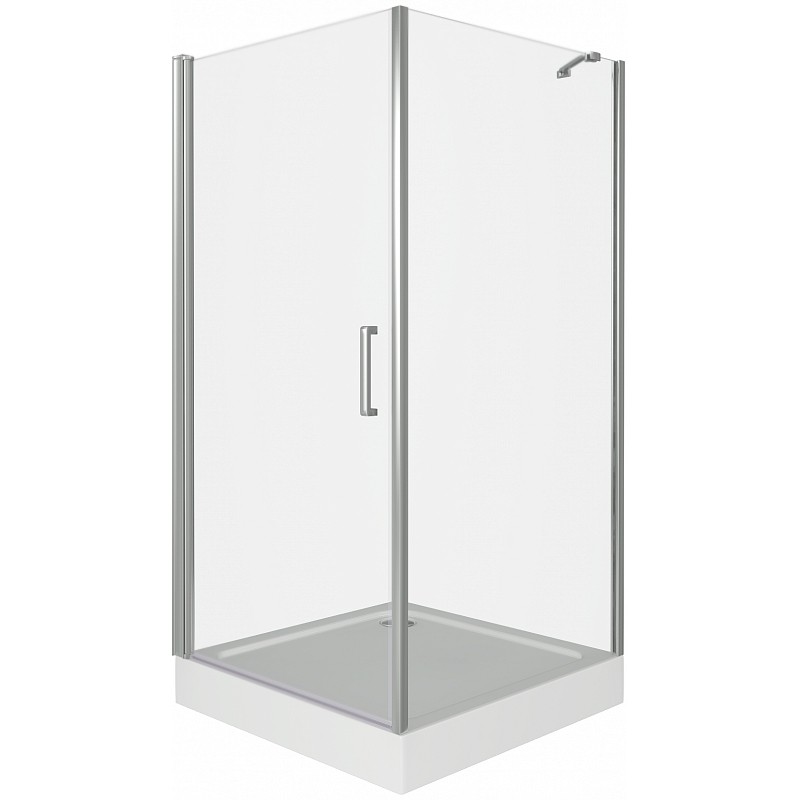 Душевой уголок Good Door Fantasy CR-80-С-CH 80x80 профиль Хром стекло прозрачное