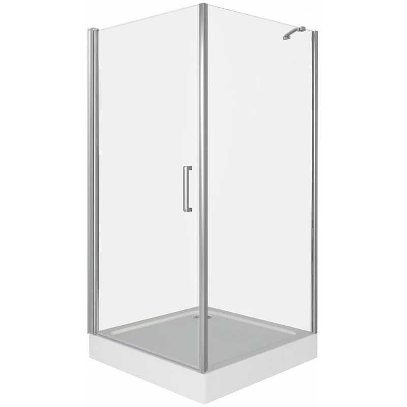 Душевой уголок Good Door Fantasy CR-80-С-CH 80x80 профиль Хром стекло прозрачное
