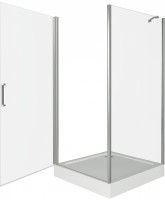 Душевой уголок Good Door Fantasy CR-80-С-CH 80x80 профиль Хром стекло прозрачное