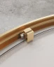 Душевой уголок Cezares Molveno 90x90 MOLVENO-R-1-90-C-BORO-IV профиль Брашированное золото стекло прозрачное