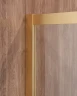 Душевой уголок Cezares Molveno 90x90 MOLVENO-R-1-90-C-BORO-IV профиль Брашированное золото стекло прозрачное