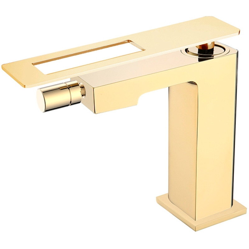 Смеситель для биде Boheme Q 146-GG Золото латунь