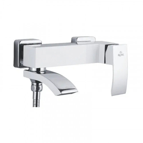 Смеситель для ванны Rose R1552F цвет Белый Хром
