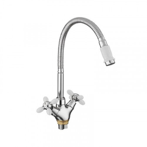 Смеситель для кухни Fashun A43127-8 цвет Хром Белый