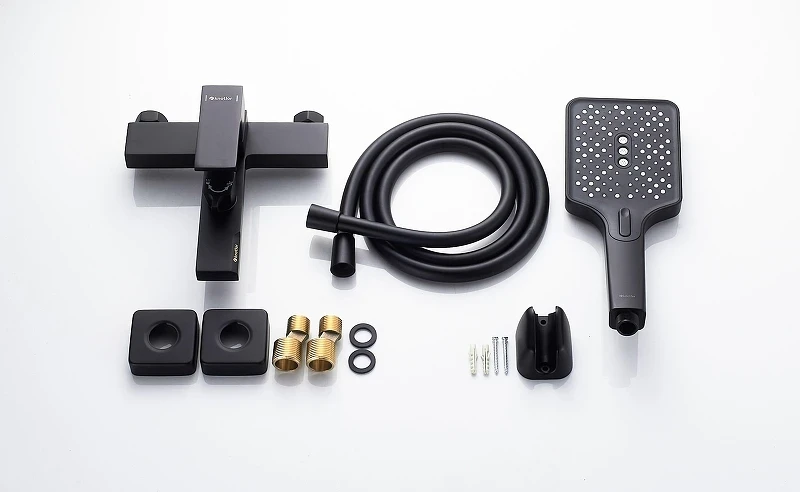Смеситель для ванны Knotlor Stable KN-22/BL цвет Черный матовый