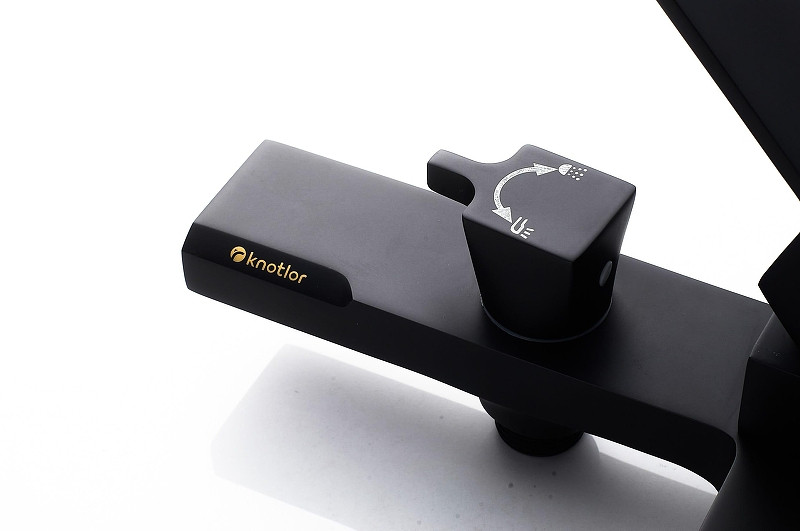 Смеситель для ванны Knotlor Stable KN-22/BL цвет Черный матовый
