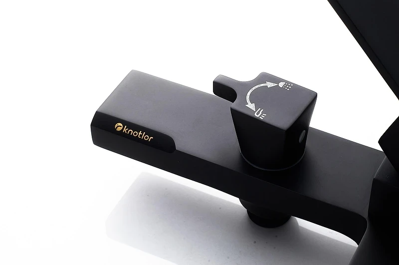 Смеситель для ванны Knotlor Stable KN-22/BL цвет Черный матовый