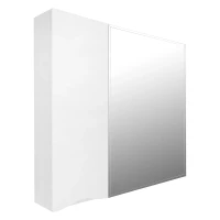 Зеркало со шкафом Loranto Santorini 80 L CS00086971 цвет Белый глянцевый
