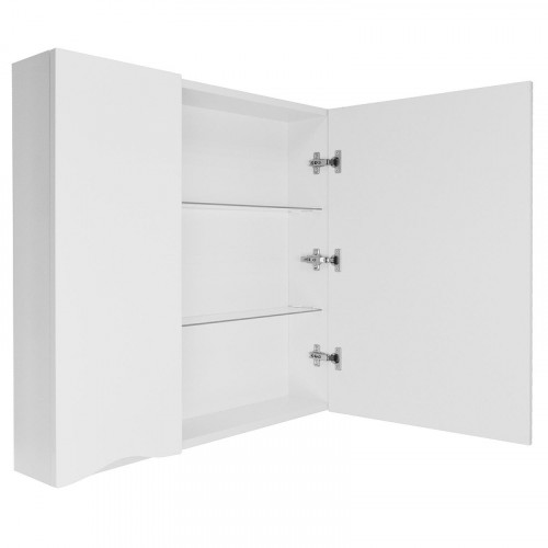 Зеркало со шкафом Loranto Santorini 80 L CS00086971 цвет Белый глянцевый