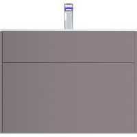 Тумба под раковину AM.PM Inspire V2.0 80 M50AFHX0803EGM подвесная Серая матовая МДФ / ЛДСП
