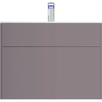 Тумба под раковину AM.PM Inspire V2.0 80 M50AFHX0803EGM подвесная Серая матовая МДФ / ЛДСП