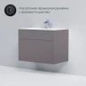 Тумба под раковину AM.PM Inspire V2.0 80 M50AFHX0803EGM подвесная Серая матовая МДФ / ЛДСП