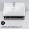 Тумба под раковину AM.PM Inspire V2.0 80 M50AFHX0803EGM подвесная Серая матовая МДФ / ЛДСП